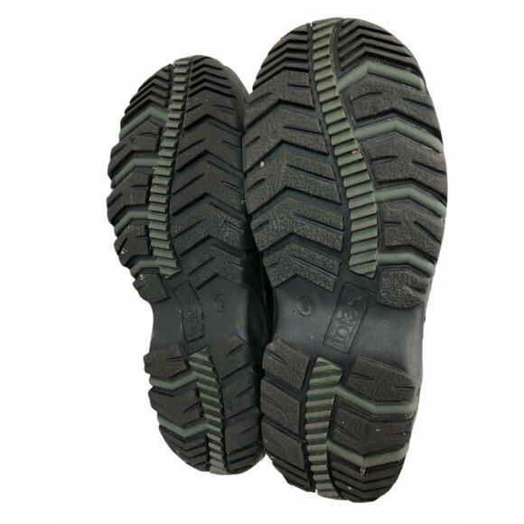 Totes Snow Winter Boots Rain Boys 3 M Jacob Black Suede Slip On Hook Loop - Picture 9 of 10